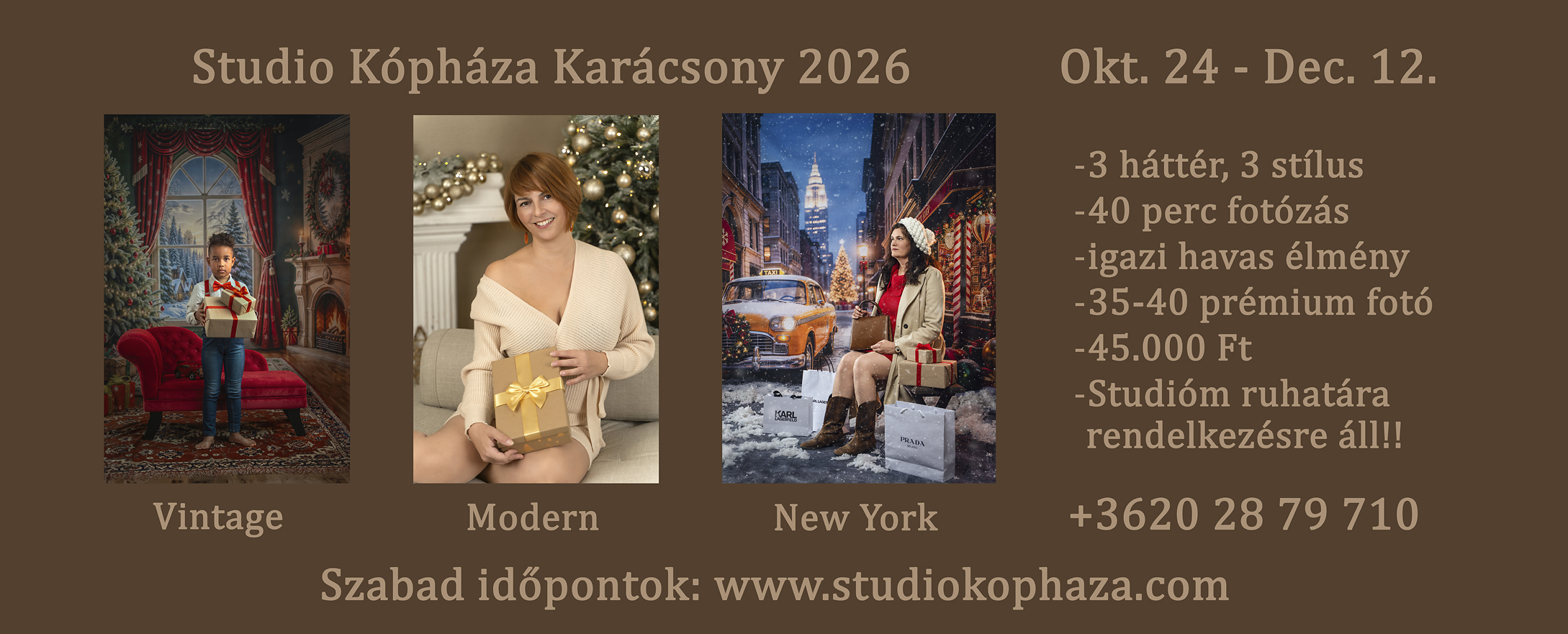 Family Christmasphotoshooting, családi karácsonyi fotózás, new york, vintags christmas, bézs modern